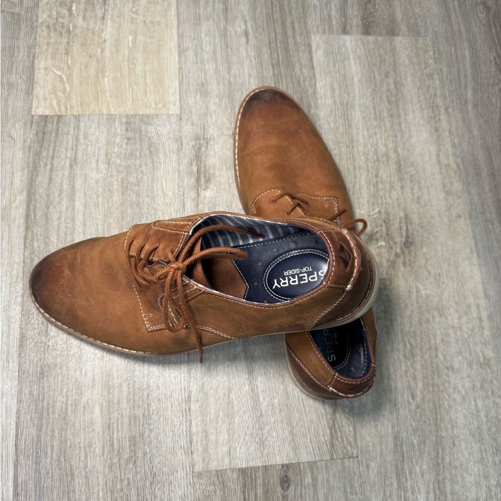 Sperry Men's Tan Leather Oxfords